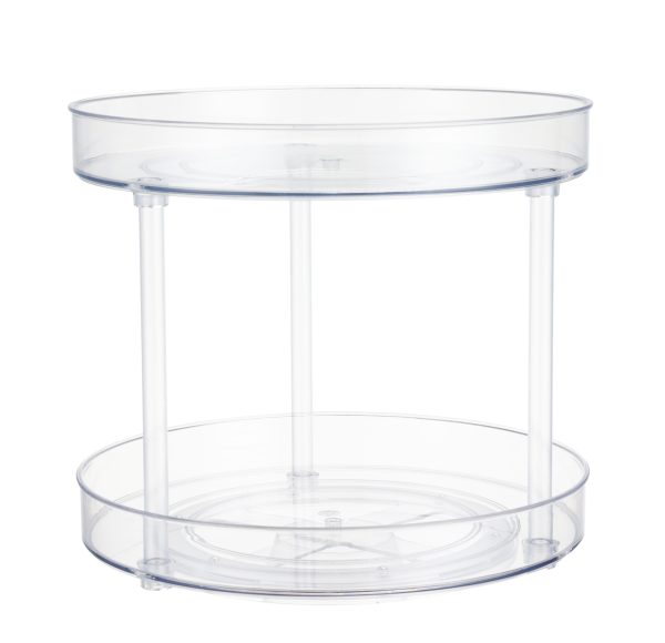 Rotating Makeup Organizer 2 Tiers 9"