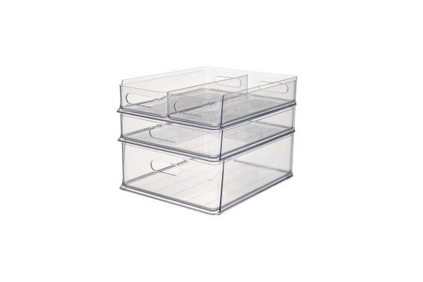 Stackable Organizer Bin with Drawer