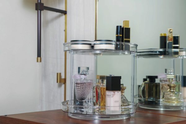 Rotating Makeup Organizer 2 Tiers 9" - Image 2